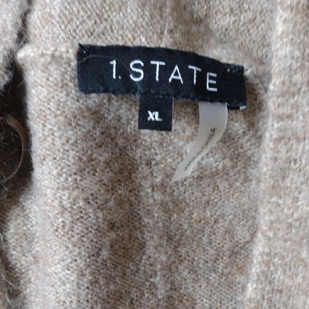 Chic Beige Cowl Neck Sweater